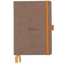 Caderno Goalbook Rhodia A5 Capa Dura Taupe 120 Folhas 90g/m²