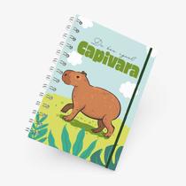 Caderno Grande 19x27 - Capivara - De Boa Igual Capivara