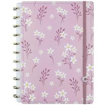 Caderno grande pink blossom by sof caderno inteligente - brand