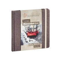 Caderno Hahnemuhle Aquarela Watercolour Book Bege 14x14cm 30 Folhas Caderno Hahnemuhle Aquarela Watercolour Book Bege 14x14cm 30 Folhas