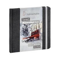 Caderno Hahnemuhle Aquarela Watercolour Book Cinza 14x14cm 30 Folhas Caderno Hahnemuhle Aquarela Watercolour Book Cinza 14x14cm 30 Folhas