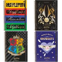 Caderno Harry Potter 10 Matérias 200 Fls Decorada - Jandaia