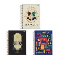 Caderno Harry Potter 20 matérias 400 folhas off White jandaia (CAPAS SORTIDAS)