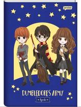 Caderno Harry Potter 96 Folhas Pautado Capa Dura Escolar Temático