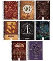 Caderno Harry Potter Espiral 240 Fls Harry Potter 12 Matérias Jandaia