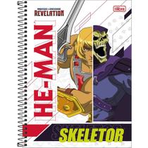 Caderno He-Man E Esqueleto Capa Dura 1 Matéria Universitário