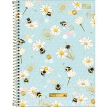 Caderno Honey Bee - Let It Bee - 160 Folhas - Tilibra