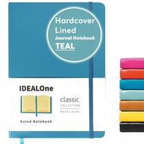 Caderno IdeaLone, capa dura, couro, diário A5, 160 páginas