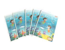 Caderno infantil Brochura flexível 1/4 c/48folhas- kit 40un