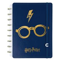 Caderno inteligente 14 1x1 80fls 01pt harry potter azul 7740025 Caderno inteligente 14 1x1 80fls 01pt harry potter azul 7740025
