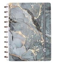 Caderno Inteligente 80 Folhas Grande Marmore Onyx - LC