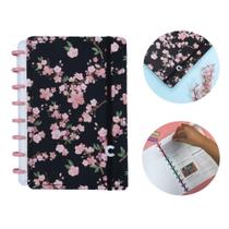 Caderno Inteligente A5 80Fls Classical Rose Black Caderno Inteligente A5 80Fls Classical Rose Black