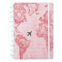 Caderno Inteligente A5 By Gocase Mapa Mundi 80F