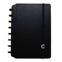 Caderno inteligente a5 com 60f pautadas e com 20f sem pauta basic black - cia52090