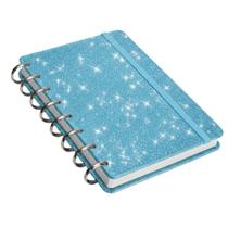 Caderno Inteligente A5 Glitter 80 Folhas Refilável, Capa Dura e Discos Removíveis. Infinito Caderno Inteligente A5 Glitter 80 Folhas Refilável, Capa Dura e Discos Removíveis. Infinito