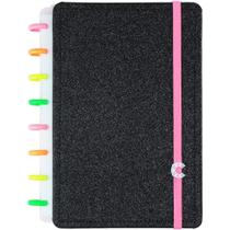 Caderno Inteligente A5 LETS Glitter Neon BLACK