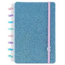 Caderno Inteligente A5 Lets Glitter Ocean Blue - Cia52131 Caderno Inteligente A5 Lets Glitter Ocean Blue - Cia52131