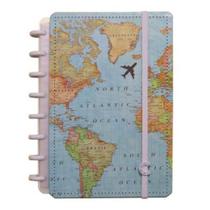 Caderno Inteligente A5 Mapa Mundi - Cia52095 - By Gocase