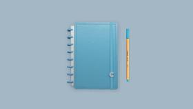 Caderno Inteligente All Blue A5 Caderno Inteligente All Blue A5
