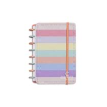 Caderno inteligente arco iris pastel