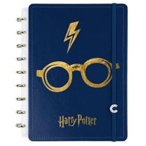 Caderno Inteligente By Harry Potter Azul Grande 80 Folhas