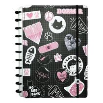 Caderno Inteligente By Uatt Miau Lover Grande 80 Folhas CIGD4098 - CI