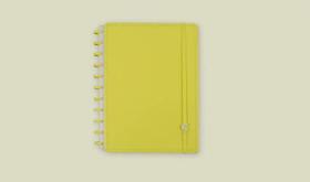 Caderno Inteligente CI All Yellow Amarelo Grande