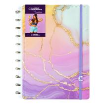 Caderno Inteligente Ci By Luara Aurora Tamanho A4 Grande Capa Dura Disco Universitário Escolar Folha Destacável 90g