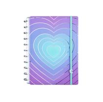 Caderno Inteligente CI Silver Love Lilás Grande