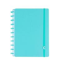 Caderno inteligente-coleção all aquamarine-grande-80 folhas