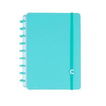 Caderno inteligente-coleção all aquamarine-medio-80 folhas