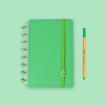 Caderno inteligente-coleção all green-grande-80 folhas - a5