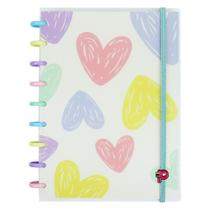 Caderno Inteligente Colegial Decor Flores e Amores Popdisc