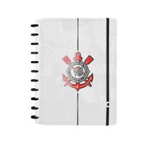 Caderno Inteligente Corinthians Fiel Timão Ci Branco Tamanho Grande de Disco 80 Folhas Caderno Inteligente Corinthians Fiel Timão Ci Branco Tamanho Grande de Disco 80 Folhas