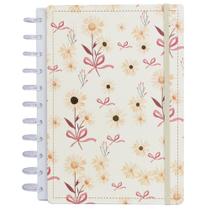 Caderno Inteligente Disco A4 60 Folhas Reposicionáveis Capa Dura Floral Elástico Disko Caderno Inteligente Disco A4 60 Folhas Reposicionáveis Capa Dura Floral Elástico Disko