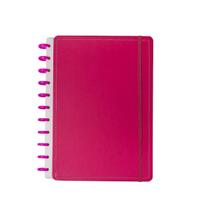 Caderno Inteligente Disco Universitário G 80fls Pink