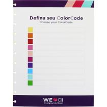 Caderno Inteligente Divisórias Grande Colorcode com 10 UNID