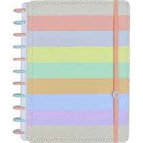 Caderno Inteligente G+ ARCO IRIS Pastel 140FLS