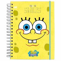 Caderno inteligente grande 80 folhas 10 divisórias Bob Esponja Dac