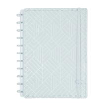 Caderno Inteligente Grande 80Fls Ice Grey Linhas Brancas