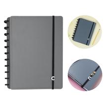 Caderno Inteligente Grande A4 80Fls Casual Cinza