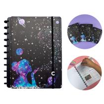 Caderno Inteligente Grande A4 80Fls Poeira das Estrelas