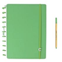 Caderno Inteligente Grande All Green Verde 80 Folhas