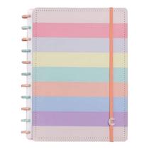 Caderno Inteligente Grande Arco Íris Pastel 140 Folhas CIGDP5060 - CI Caderno Inteligente Grande Arco Íris Pastel 140 Folhas CIGDP5060 - CI