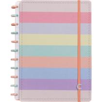 Caderno Inteligente Grande ARCO-IRIS Pastel 80FLS Caderno Inteligente Grande ARCO-IRIS Pastel 80FLS