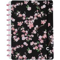Caderno Inteligente Grande BY Gocase Rose BLACK - 80 Folhas