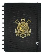 Caderno Inteligente Grande - Corinthians Fiel Preto- 80 Fls