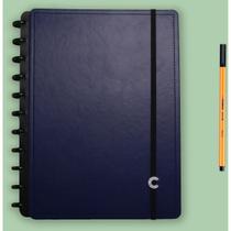 Caderno Inteligente Grande DARK Blue 80FLS.