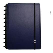 Caderno Inteligente Grande Dark Blue Azul Escuro 80 Folhas