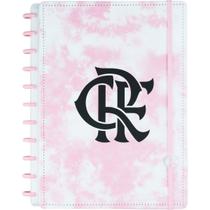 Caderno Inteligente Grande Flamengo Rosa 80 folhas Caderno Inteligente